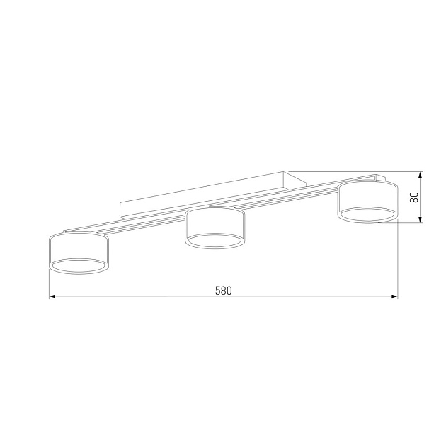 Потолочная люстра TK Lighting 6243 Dallas Black Фото № 2