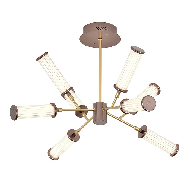 Потолочная светодиодная люстра Gerhort G61247/8MGD+BR Фото № 