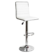 Барный стул AksHome Capri белый, экокожа 61694
