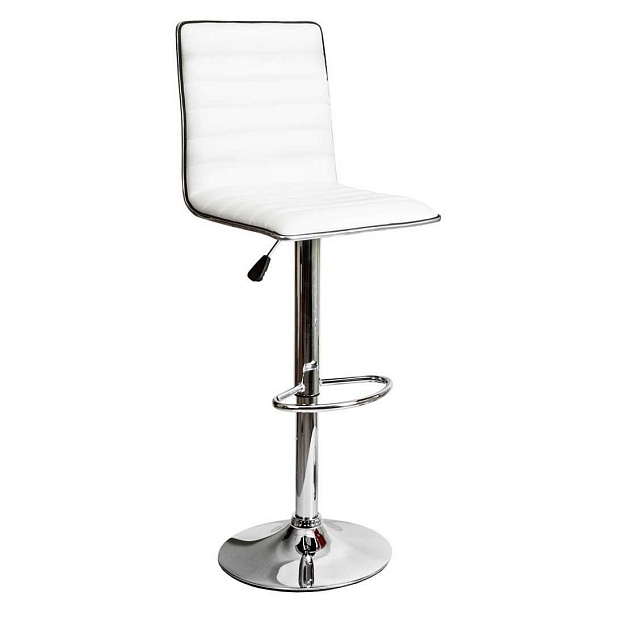 Барный стул AksHome Capri белый, экокожа 61694 Фото № 