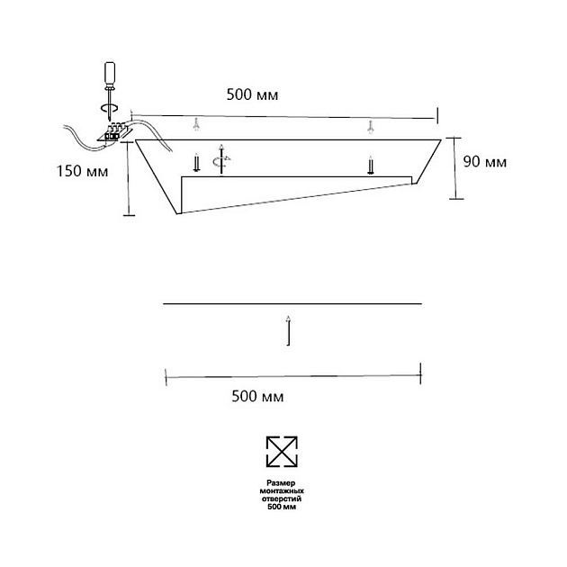 Потолочный светодиодный светильник Sonex Avra Apex 7693/60L Фото № 8