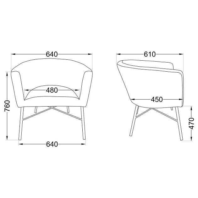 Кресло AksHome Almond зеленый, велюр 80889 Фото № 2
