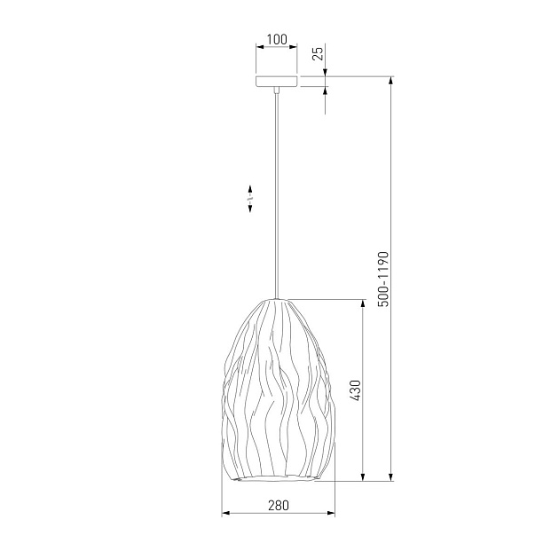Подвесной светильник Eurosvet Sinki 30186/1 белый Фото № 2