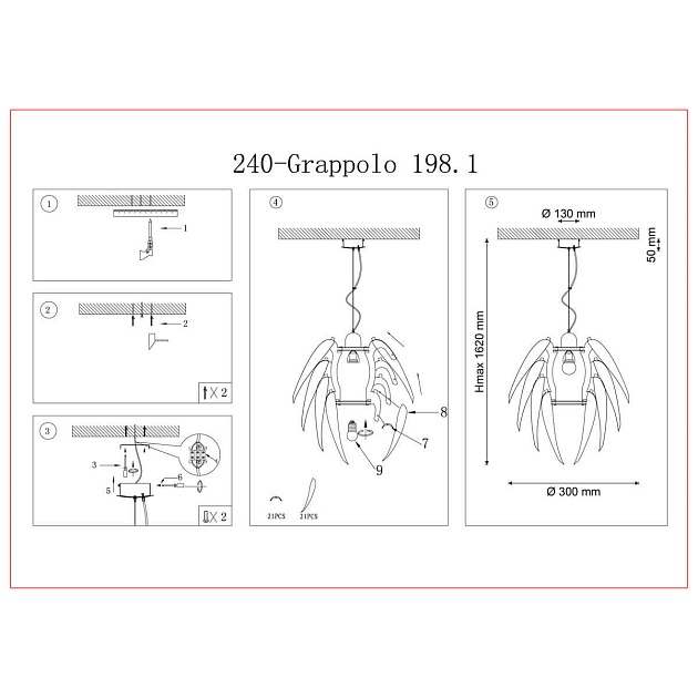 Подвесной светильник Lucia Tucci Grappolo 198.1 Bianco изображение 2 Подвесной светильник Lucia Tucci Grappolo 198.1 Bianco Фото № 2