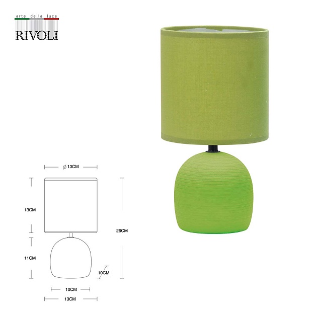 Настольная лампа Rivoli Sheron 7067-503 Б0057262 Фото № 3