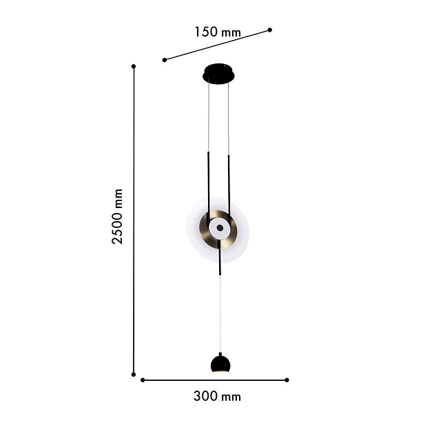 Подвесной светодиодный светильник Favourite Reverse 4566-2P Фото № 2