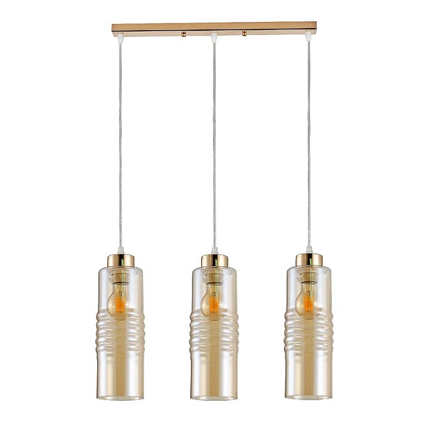 Подвесной светильник ЭкономСвет 30117/3GD AMB Фото № 