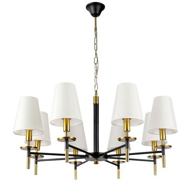 Подвесная люстра Arte Lamp Riccardo A4075LM-8BK Фото № 