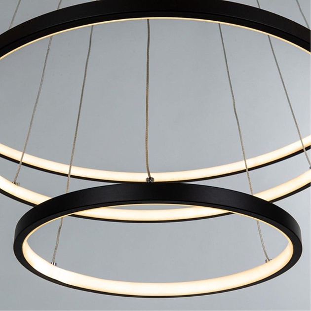 Подвесная светодиодная люстра Arte Lamp Frodo A2197SP-3BK Фото № 3