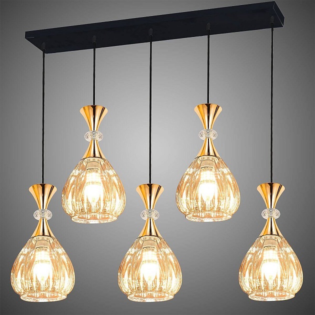 Подвесной светильник Reluce 09015-0.9-05L Amber Фото № 2