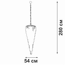 Каскадная люстра Vitaluce V5876-9/25 1