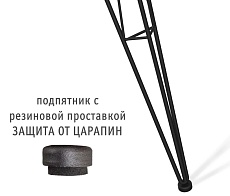 Кухонный стол Sheffilton SHT-TU10/80/80 ЛДСП черный муар/белый 5658750401 1