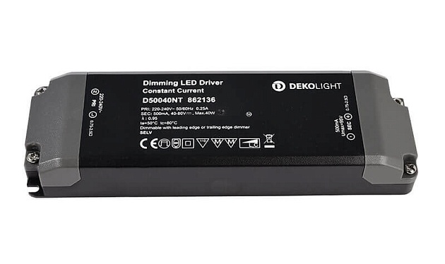 Драйвер Deko-Light D50040NT40-80V 40W IP20 0,5A 862136 Фото № 