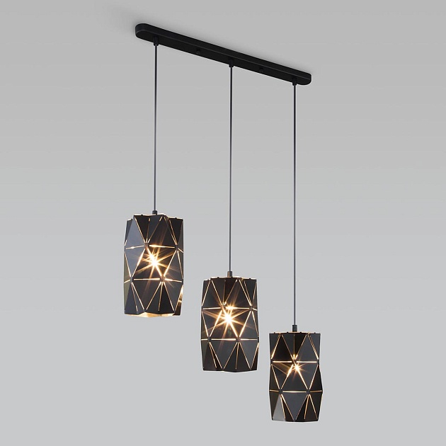 Подвесной светильник Eurosvet Reprise 50145/3 черный изображение 4 Подвесной светильник Eurosvet Reprise 50145/3 черный Фото № 4