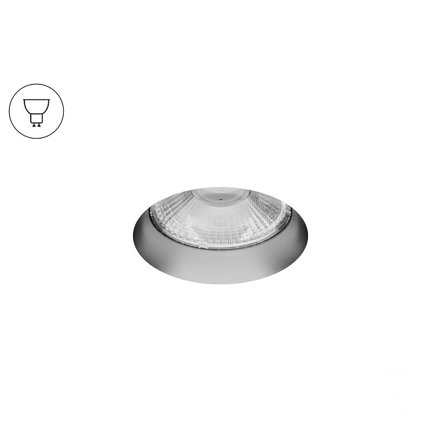 Встраиваемый светильник 6063 POINT HIDE (Silver — GU10) 0830503 изображение Встраиваемый светильник 6063 POINT HIDE (Silver — GU10) 0830503 Фото №