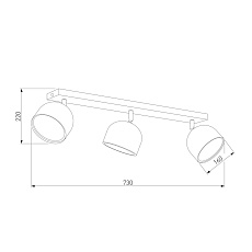 Спот TK Lighting 3416 Altea White 1