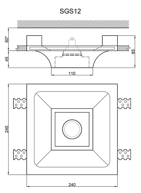 Встраиваемый светильник Artpole SGS12 изображение 3 Встраиваемый светильник Artpole SGS12 Фото № 3