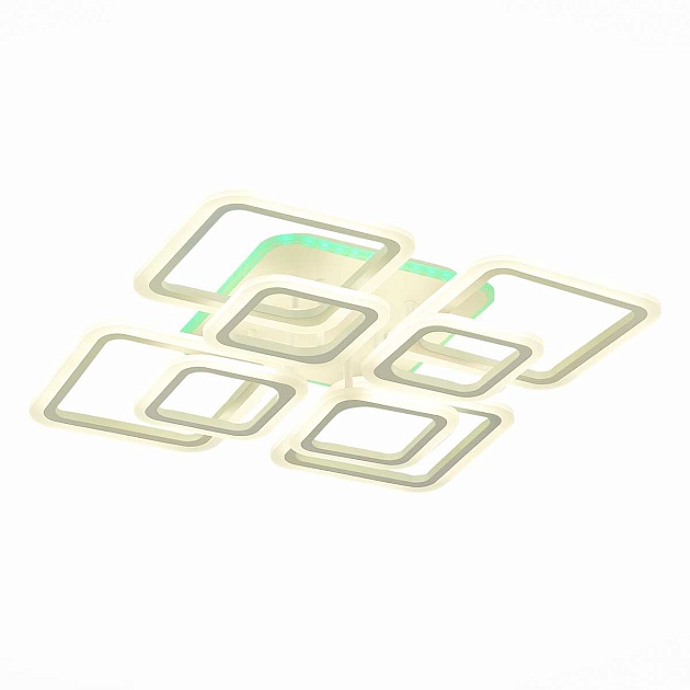 Потолочная светодиодная люстра Evoluce Qutro SLE200452-08RGB Фото № 