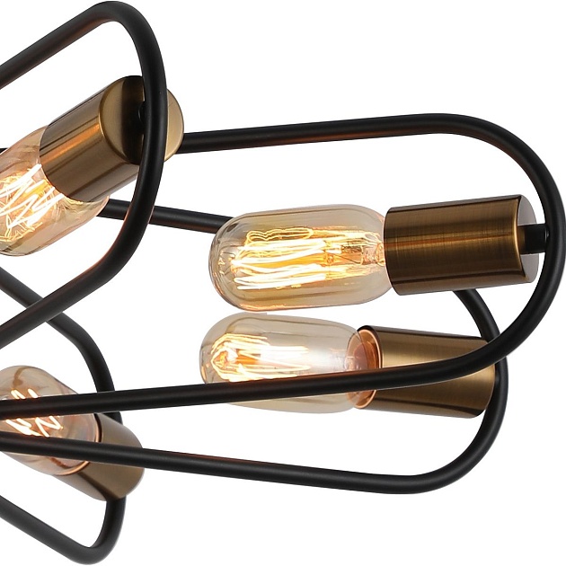 Потолочная люстра Illumico IL8253-8COU-79 BK GD Фото № 3