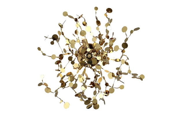 Бра Crystal Lux GARDEN AP-PL3 D400 GOLD изображение 2 Бра Crystal Lux GARDEN AP-PL3 D400 GOLD Фото № 2