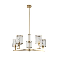 Подвесная люстра Indigo Dante 13022/5R Brass V000409 3