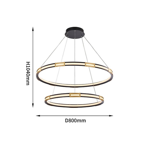 Подвесной светодиодный светильник Favourite Rota 4131-2P изображение 2 Подвесной светодиодный светильник Favourite Rota 4131-2P Фото № 2