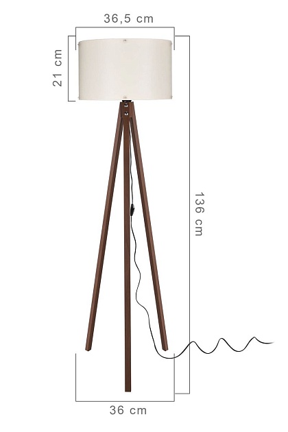 Торшер Toplight Mollie TL1616S-01WG Фото № 4