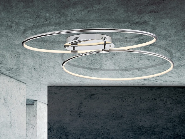 Потолочный светодиодный светильник Globo Wave 67823-40D Фото № 2