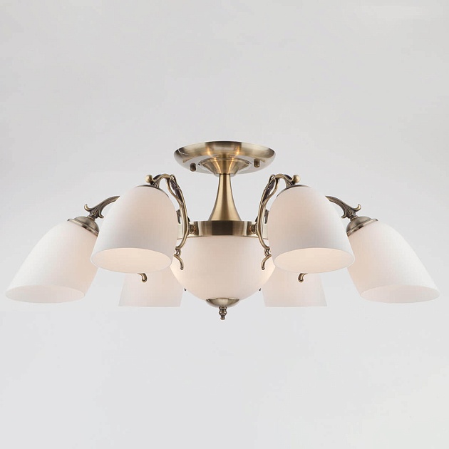 Потолочная люстра Eurosvet 22010/6+2 античная бронза Фото № 