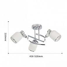 Потолочная люстра Arte Milano Neapolis72007 272007/3C Ni 1