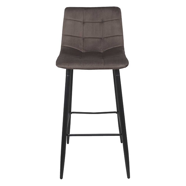 Барный стул AksHome Stella коричневый, велюр 75809 Фото № 4