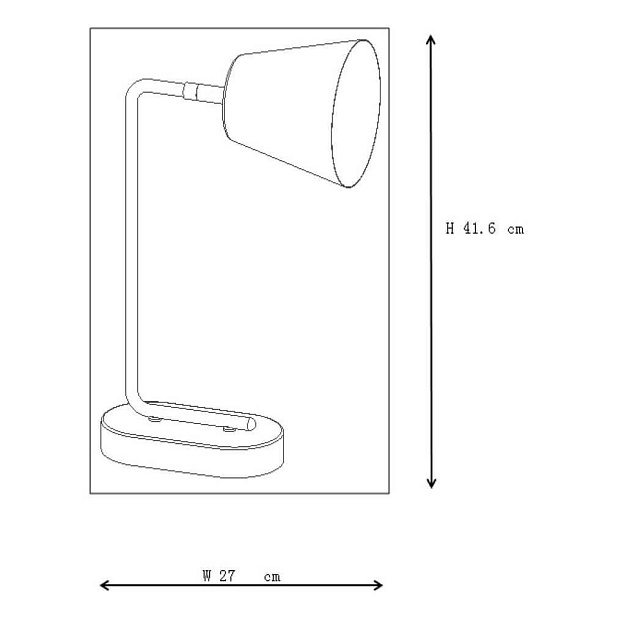 Настольная лампа Lucide Cona 71645/01/31 Фото № 3
