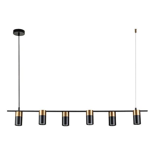 Подвесная люстра Indigo Liberta 11014/6P Black V000147 Фото № 2