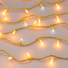 Уличная светодиодная гирлянда Ardecoled нить 230V желтый ARD-String-Classic-10000-Yellow-100Led-Milk-Flash Yellow 031201 2