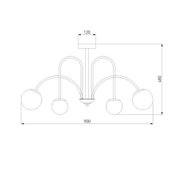 Потолочная люстра Eurosvet Alix 30177/6 хром изображение 3 Потолочная люстра Eurosvet Alix 30177/6 хром Фото № 3