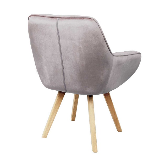 Кресло AksHome Soft пыльная роза, велюр 77325 Фото № 4