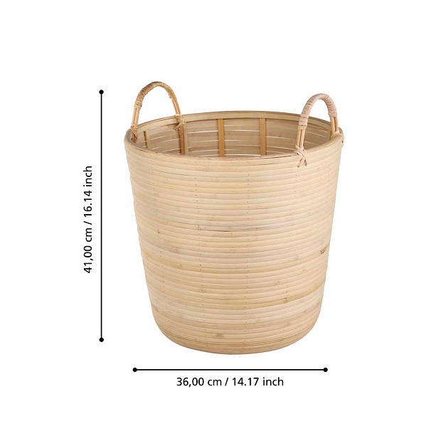 Корзина декоративная Eglo NARAHA 426513 изображение 2 Корзина декоративная Eglo NARAHA 426513 Фото № 2