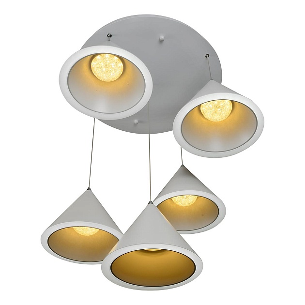 Подвесная светодиодная люстра iLedex WL8858-5 WH изображение 4 Подвесная светодиодная люстра iLedex WL8858-5 WH Фото № 4