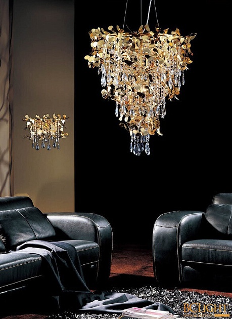 Подвесная люстра Crystal Lux Romeo SP10 Gold D600 Фото № 2