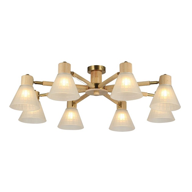 Потолочная люстра Arte Lamp Meleph A4096PL-8BR изображение Потолочная люстра Arte Lamp Meleph A4096PL-8BR Фото №