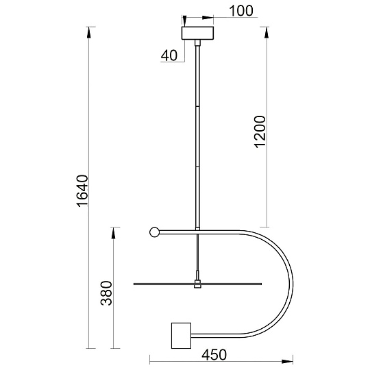 Подвесной светильник Vele Luce Andromeda VL7284P31 Фото № 5