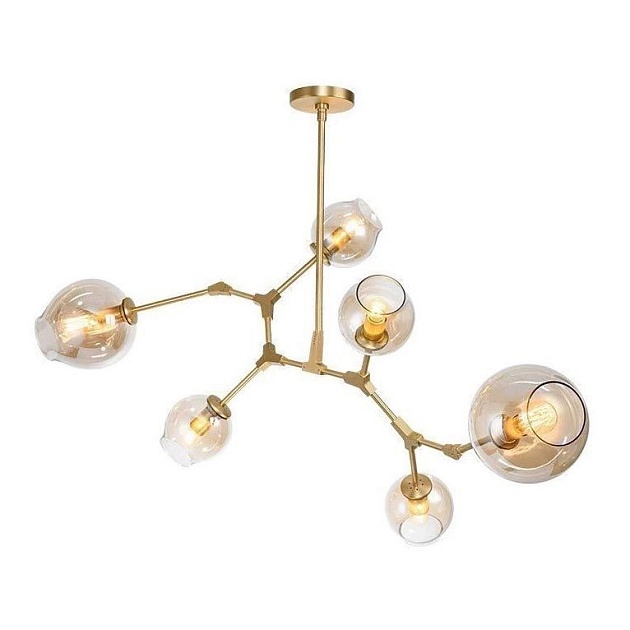 Подвесная люстра Elvan LU-113/6-Е27-Gl Фото № 