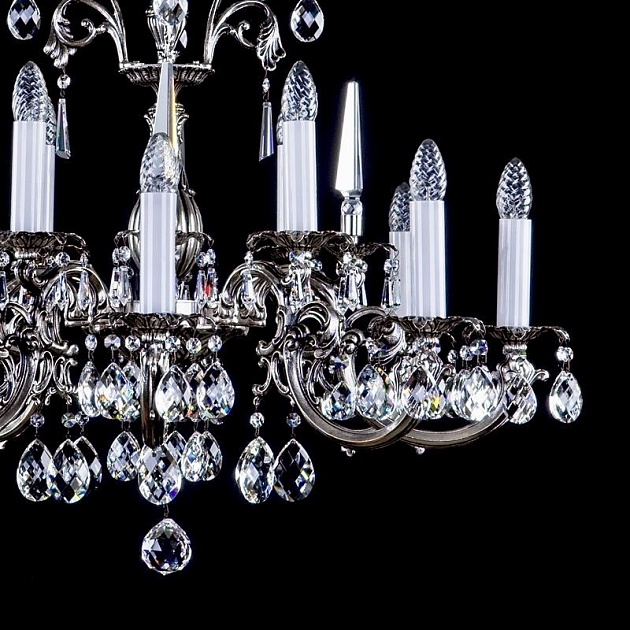 Подвесная люстра Artglass Arabela Nickel Antique CE Фото № 4