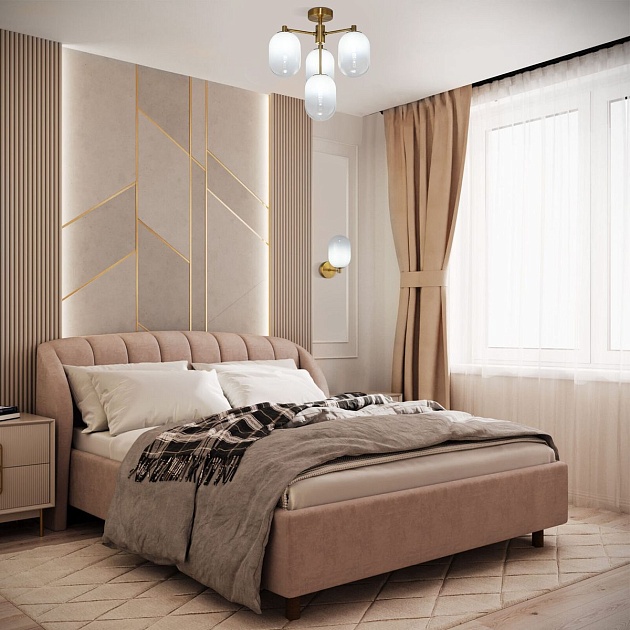 Потолочная люстра Eurosvet Loona 60161/4 латунь изображение 5 Потолочная люстра Eurosvet Loona 60161/4 латунь Фото № 5