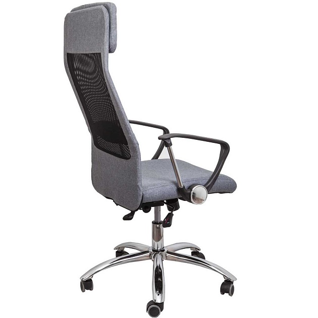 Кресло руководителя AksHome Ergo серый, сетка 69799 изображение 4 Кресло руководителя AksHome Ergo серый, сетка 69799 Фото № 4