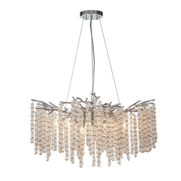 Подвесная люстра Indigo Fruscio 12042/10P Chrome V000447 изображение Подвесная люстра Indigo Fruscio 12042/10P Chrome V000447 Фото №