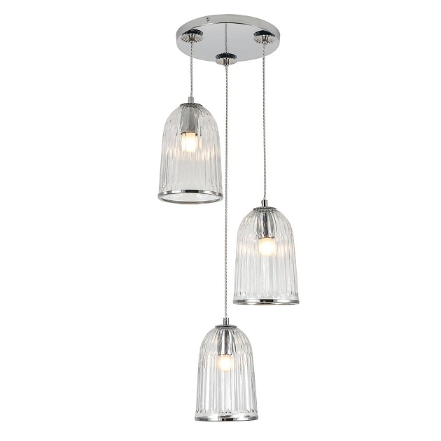 Подвесная люстра Indigo Lucido 11046/3P Chrome V000482 изображение 4 Подвесная люстра Indigo Lucido 11046/3P Chrome V000482 Фото № 4