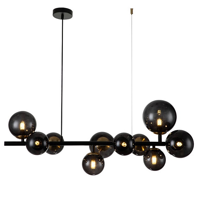 Подвесная люстра Indigo Molecola 11018/10P Black V000196 Фото № 
