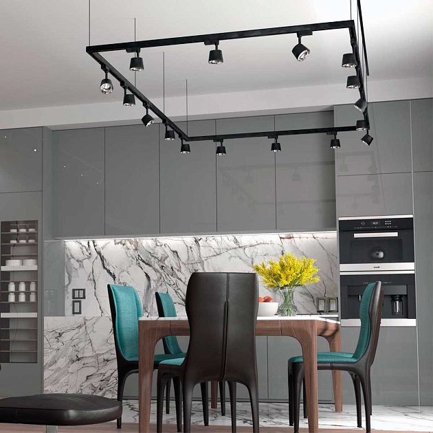 Трековый однофазный светодиодный светильник Novotech Port Knof 358709 изображение 4 Трековый однофазный светодиодный светильник Novotech Port Knof 358709 Фото № 4