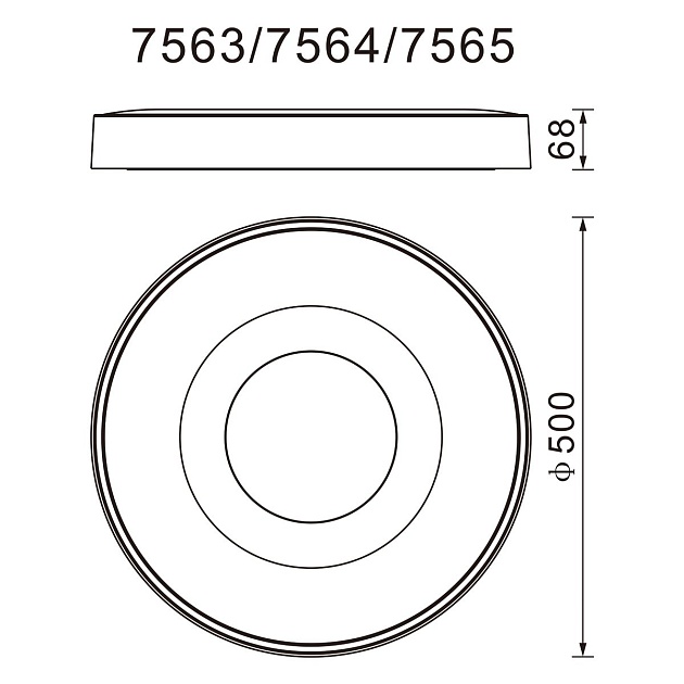 Потолочный светодиодный светильник Mantra Coin 7563 изображение 2 Потолочный светодиодный светильник Mantra Coin 7563 Фото № 2